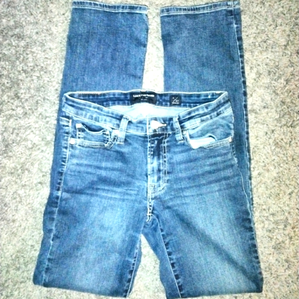 Lucky Brand* Lightly Distressed Jeans